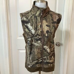 Mossy Oak Brown & Green Camo Vest